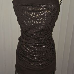 Ezra Brown Strapless Top